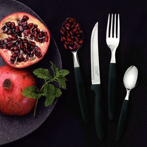 Faqueiro Tramontina Ipanema Inox 24 Pçs Serve Até 6 Pessoas Cor Branco