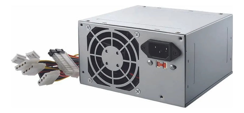 Fonte Pc Atx 200W Reais Real Silenciosa com Cabo de Força Nova Knup KP-517 Cinza