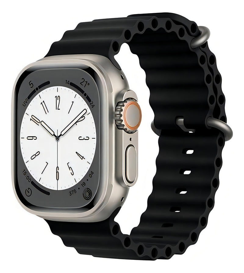 Pulseira Oceano Para Apple Watch Ultra 49mm Cor Rosa-claro