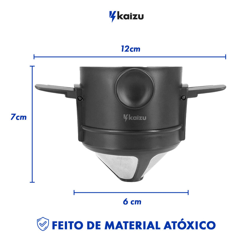 Mini Trad Bm-f1034 Filtro Coador De Café Aço Inox