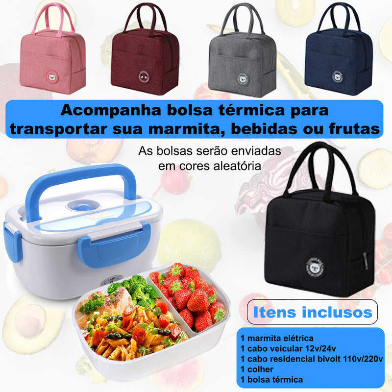Marmita Elétrica Yonks Bivolt Carro/casa 12v/24v E 110v/220v