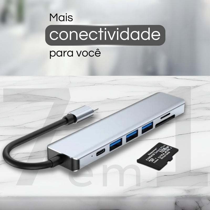 POLARES ZEN1 Adaptador Macbook Hub Usb-c Air M1 M2 Dex