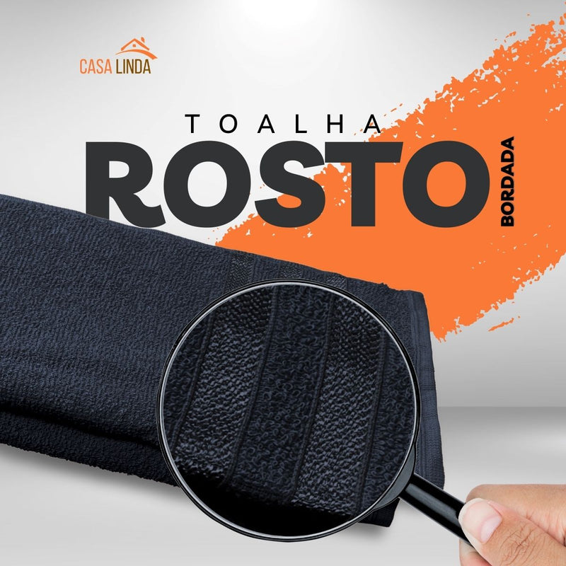 Kit 5 Toalhas De Rosto Para Salão 45x70 - Europa - Color