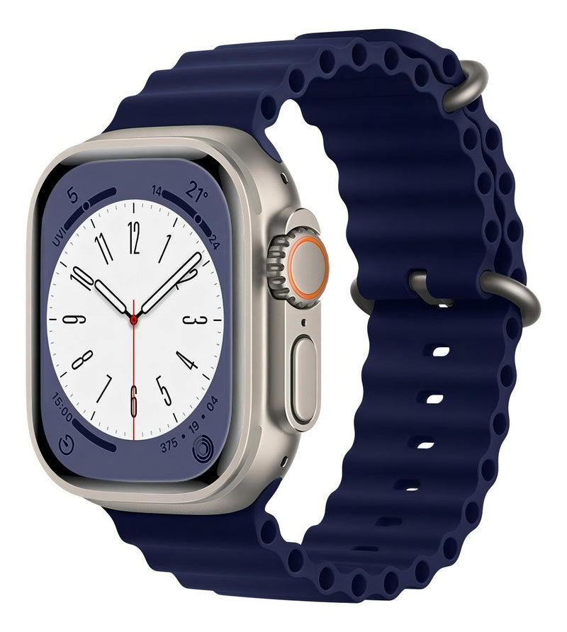 Pulseira Oceano Para Apple Watch Ultra 49mm Cor Rosa-claro