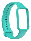 Pulseira De Silicone Para Xiaomi Smart Mi Band 8 Active Cor Verde/água
