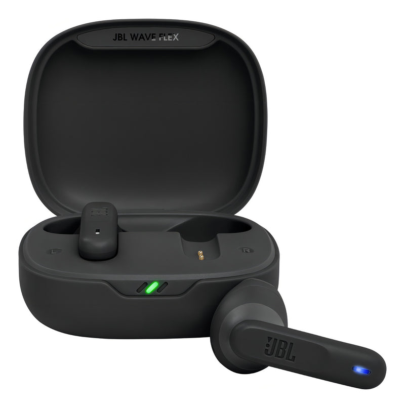 Fones De Ouvido Sem Fio JBL Wave Flex Bluetooth Cor Preto