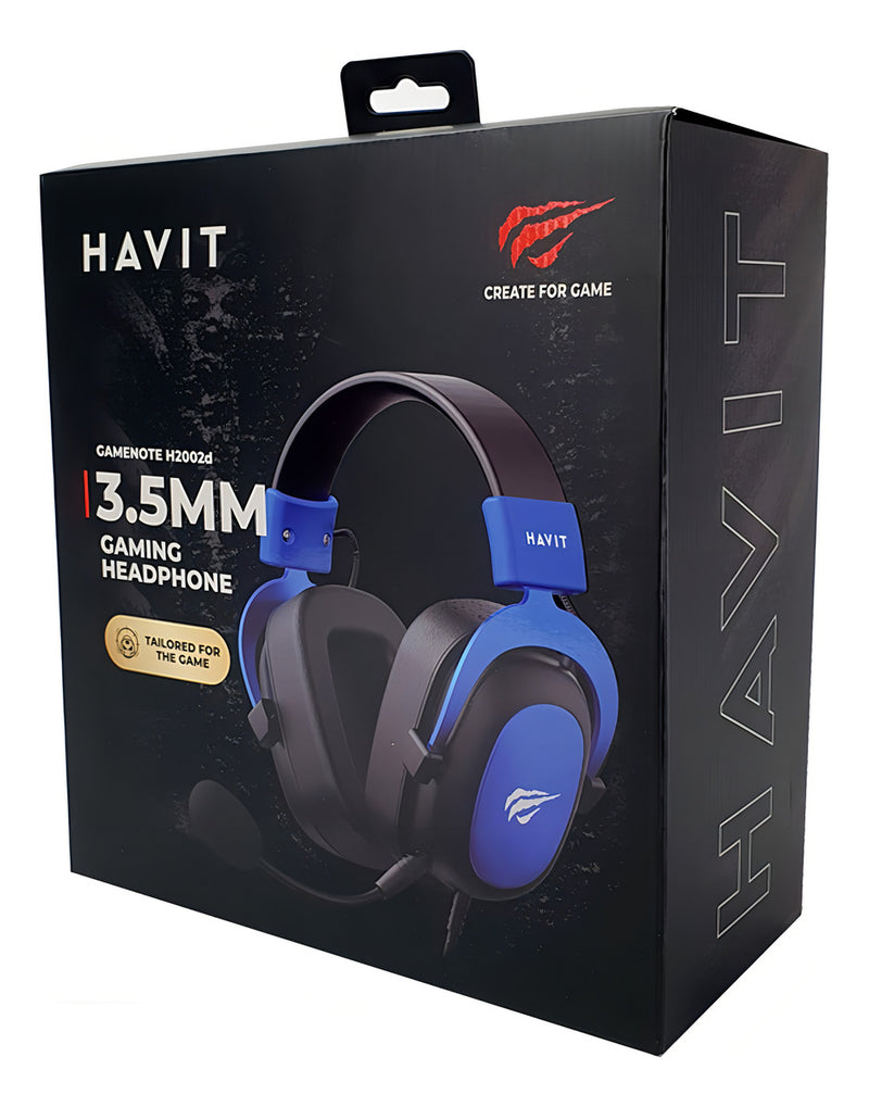 Headset Gamer Havit H2002d Edição Cores White Red Roxo Pink Cor Azul
