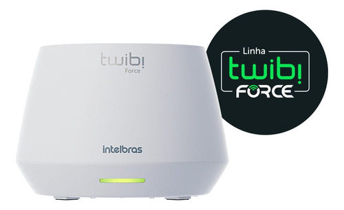 Roteador Mesh Sem Fio Wifi 6 1200mb Intelbras Twibi Force Ax Cor Branco