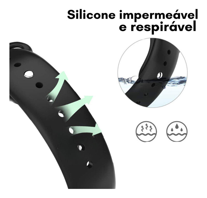 Pulseira Borracha 20mm Amazfit Gts 2 3 4 Mini Galaxy Active Cor Verde Largura 20 mm