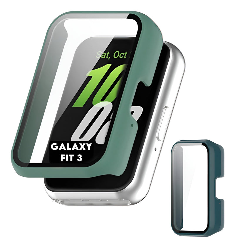 Case Película Compatível Com Samsung Galaxy Fit 3 Smartwatch