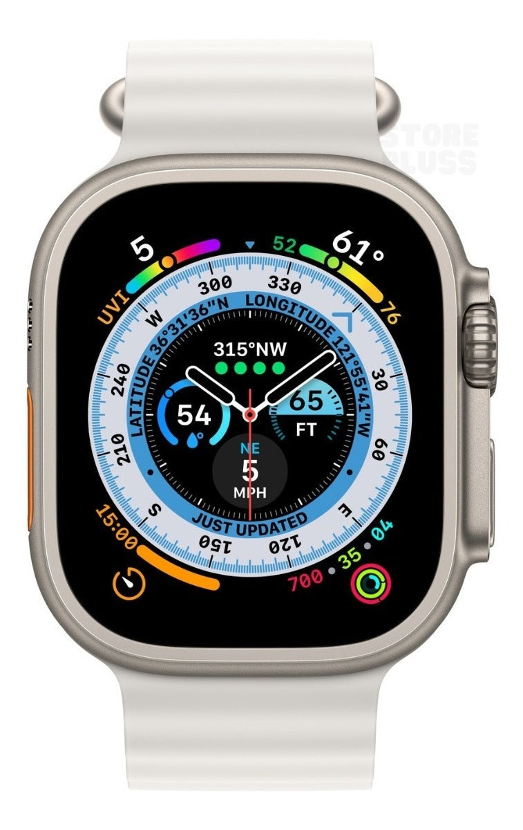 Pulseira Oceano Para Apple Watch Ultra 49mm Cor Rosa-claro