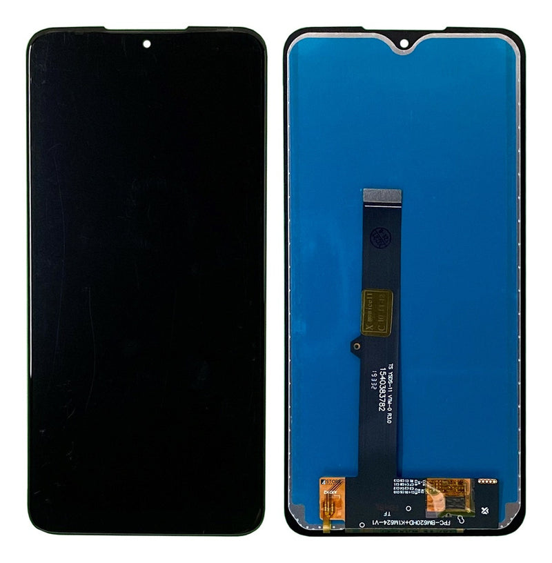 Tela Frontal Display Lcd Compatível Moto G8 Play + Pelicula Cor Preto