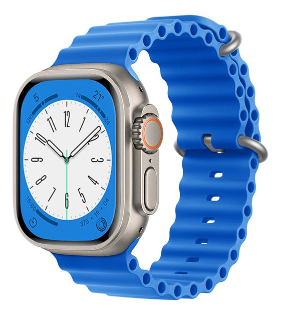 Pulseira Oceano Para Apple Watch Ultra 49mm Cor Rosa-claro