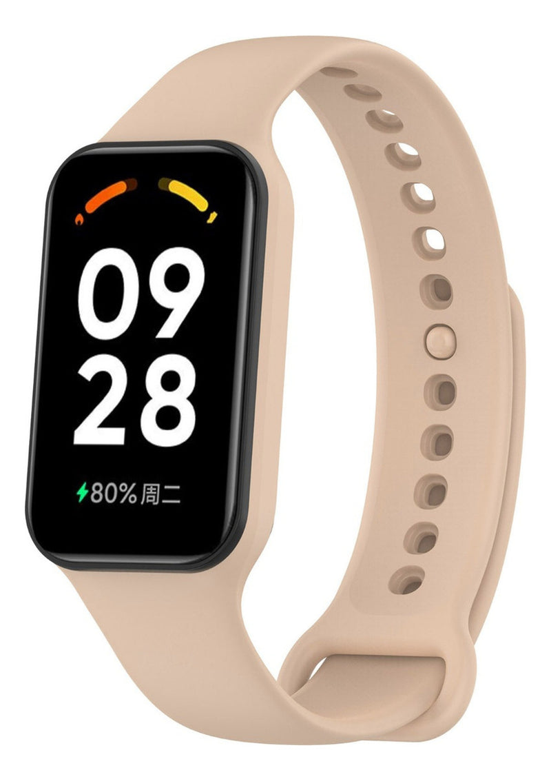 Pulseira De Silicone Colorida Para Xiaomi Mi Band 8 Active Cor Lilás