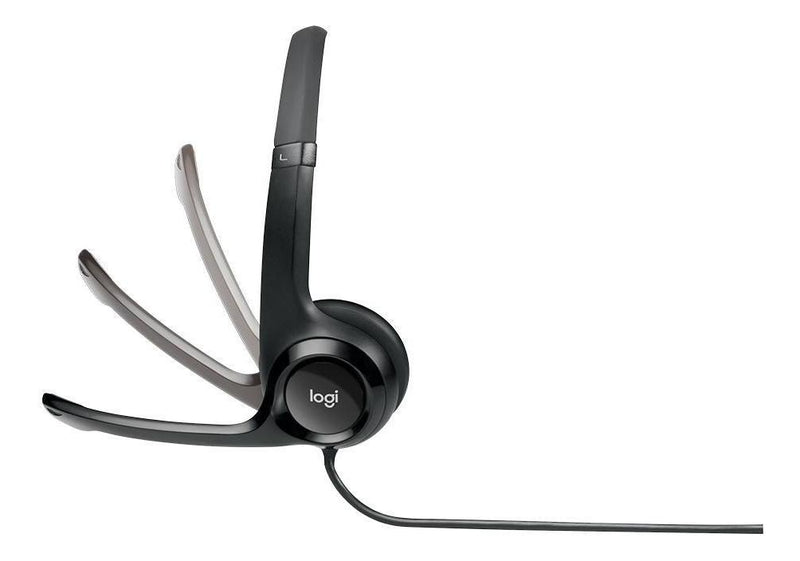 Headset com fio USB Logitech H390 Preto