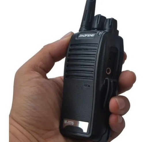 Kit 2 Radio De Comunicaçao Wok Tok Profissional Longo Alcanç Cor Preto