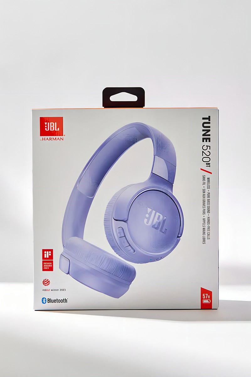 JBL Fone de Ouvido sem Fio Tune 520BT Dobrável Bateria 57h