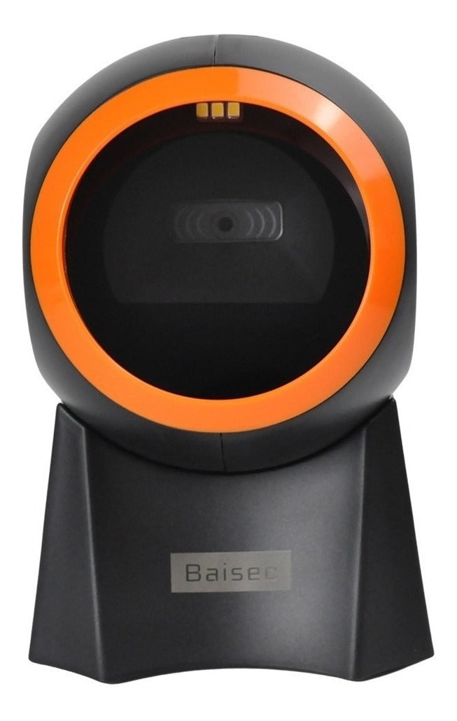 Leitor De Código De Barras Fixo Pdv Usb 1d 2d Qr Code Baisec Cor Preto