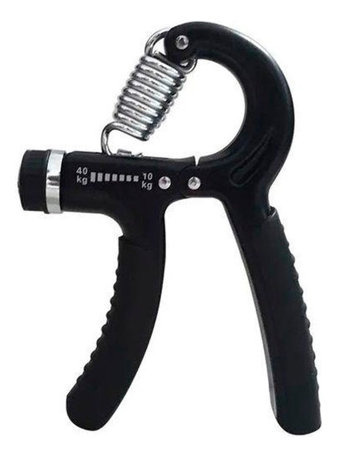 Hand Grip Preto Com Ajuste Intensidade Fortalecimento Mãos