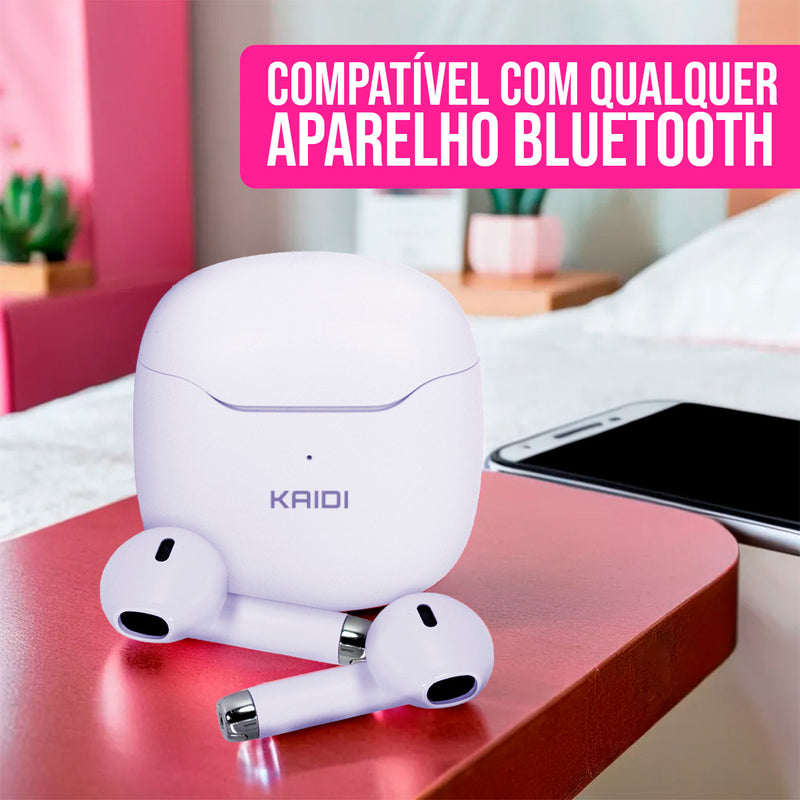 Fone De Ouvido Sem Fio Kaidi Tws Bluetooth 5.0 Touch Kd-771