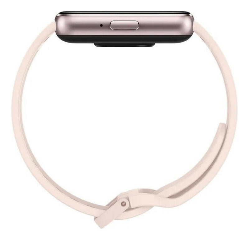 Pulseira Fecho Silicone Para Samsung Galaxy Fit 3 Sm-r390 Cor Vinho Largura Da Pulseira 20 Mm