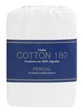 Lençol Zelo Cotton 180 Com Elástico Solteiro Bege Desenho do tecido Liso