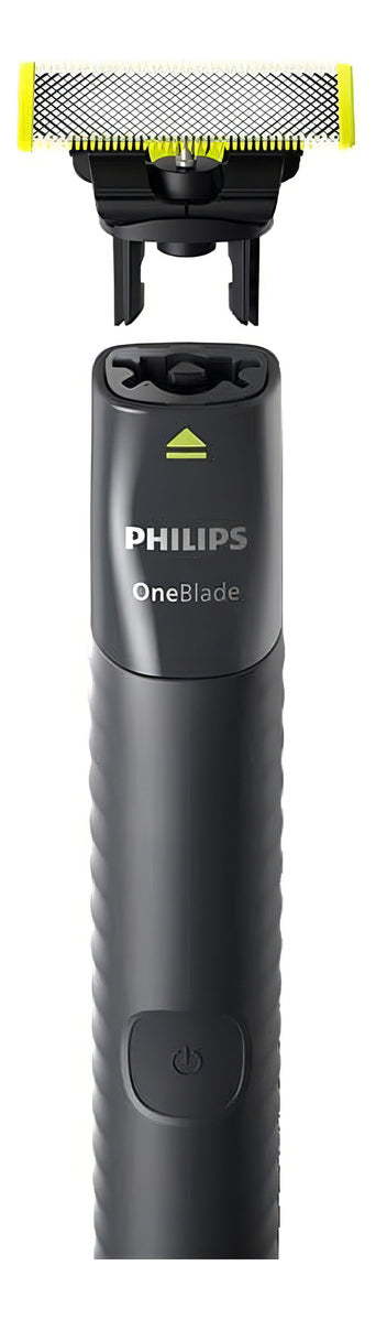 Aparador de Pelos Philips OneBlade QP1424/10 na Cor Cinza chumbo -