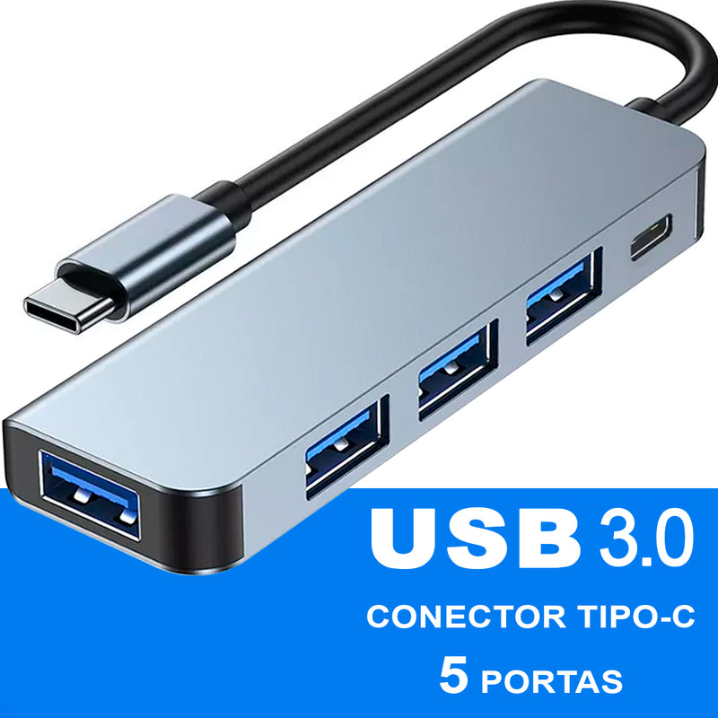 Hub Usb 8 Portas Usb 3.0 5 Gbps Extensor Adaptador Usb 3.0 Computador Pc Notebook Pdo Store