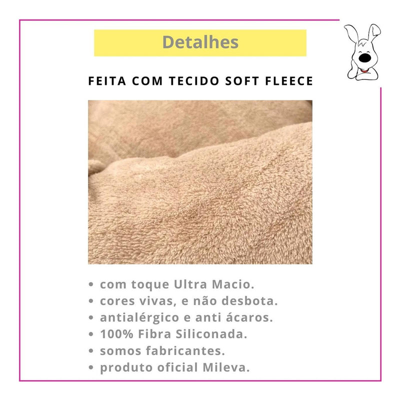 Cama De Gato Caminha Nuvem Ninho Pet Soft Redonda 50x50cm