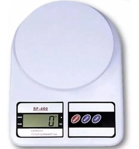 Balança Digital De Cozinha Electronic Sf-400 Pesa Até 10kg Capacidade máxima 10 g Cor Branco