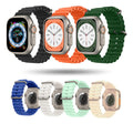Pulseira Oceano Para Apple Watch Ultra 49mm Cor Lilás
