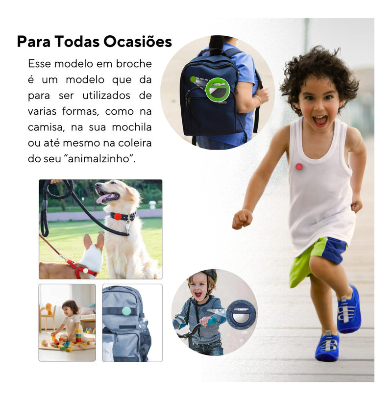 Capa Case Silicone Pin Para Airtag Rastreador Roupa Infantil