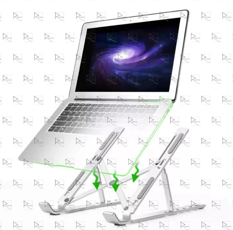 Suporte Note Apoio Notebook Laptop Computador Mesa Universal Rishon Cor Preto
