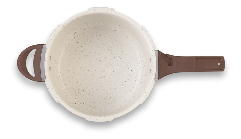 Panela Pressão Brinox Cerâmico Indução Vanilla 4.2l Vanilla