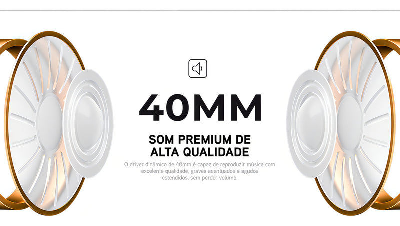 Fone De Ouvido Headphone Dapon H02d Bluetooth 5.1 Com Microfone Cor Preto