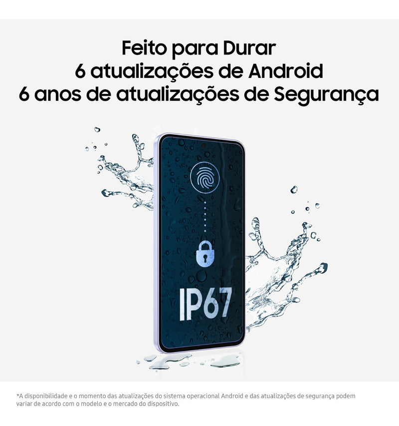 Smartphone Samsung Galaxy A36 5G 128GB, 6GB RAM, Recursos AI