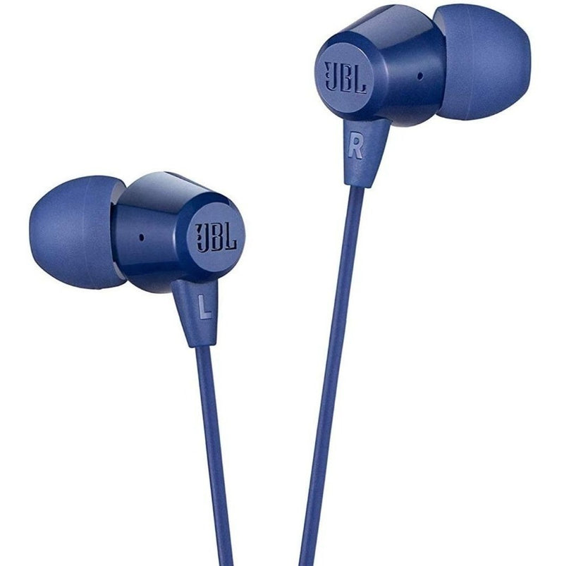 Fones de Ouvido com Microfone e Fio JBL C50HI Cor Preto