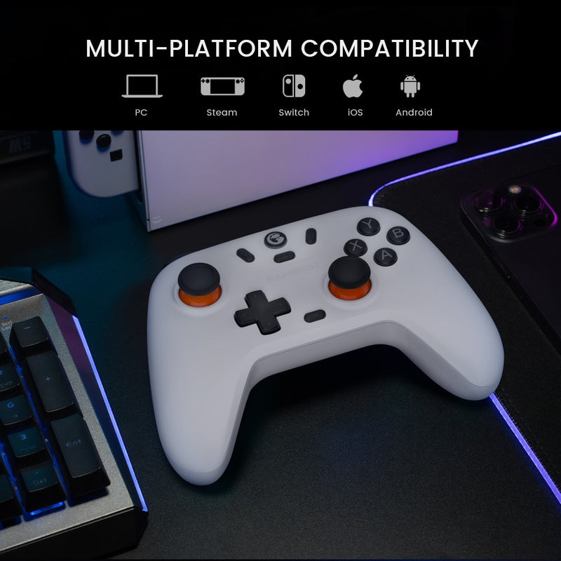 Controle Gamesir T4 Nova Lite Sem Fio Para Pc Switch Android Ios Steam Celular Hall Effect Cor Space Purple