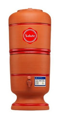 Filtro De Barro Salute 16 Litros Com Vela Tripla Ação E Bóia