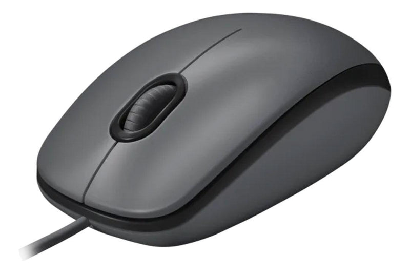 Mouse Logitech M90, Usb, 1000dpi, Ambidestro, Cinza E Preto