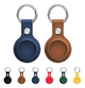 Capa Case De Couro Para Airtag Com Chaveiro Premium