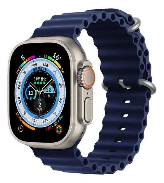 Pulseira Oceano Para Apple Watch Ultra 49mm Cor Rosa-claro