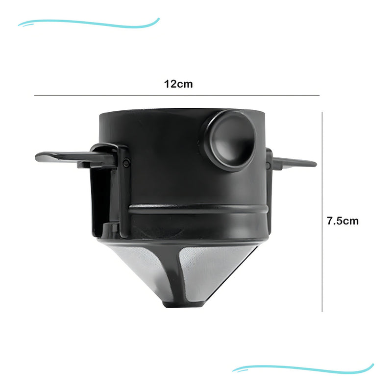 Mini Trad Bm-f1034 Filtro Coador De Café Aço Inox