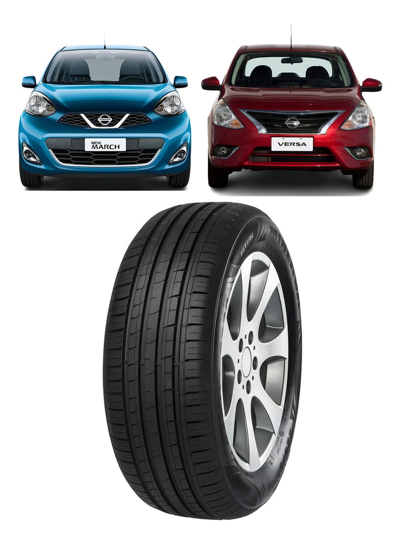 Pneu Minerva Aro 15 185/65r15 209 Nissan March/versa Índice De Velocidade H