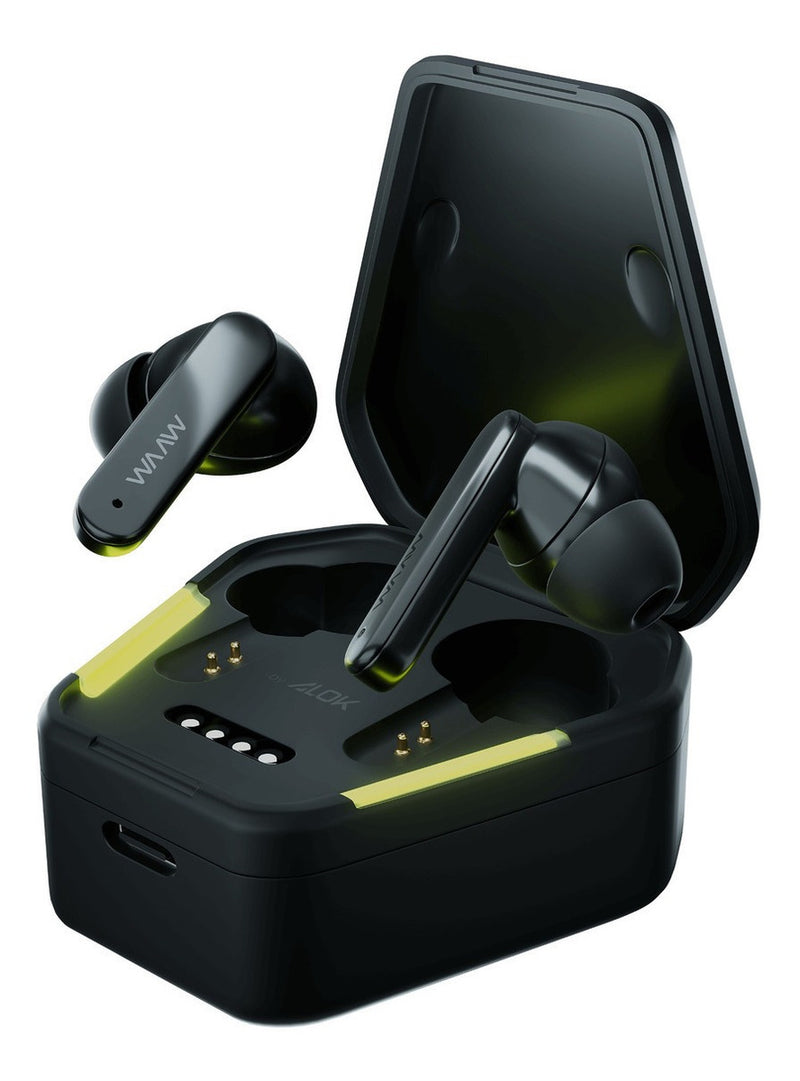 Fone de Ouvido Bluetooth WAAW by ALOK Energy 100EBG com Microfone e Modo Gamer