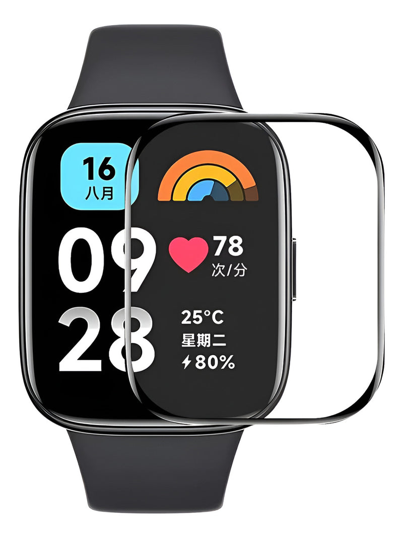 Película 3d 9d Cerâmica Para Redmi Watch 3 4 5 Active Lite