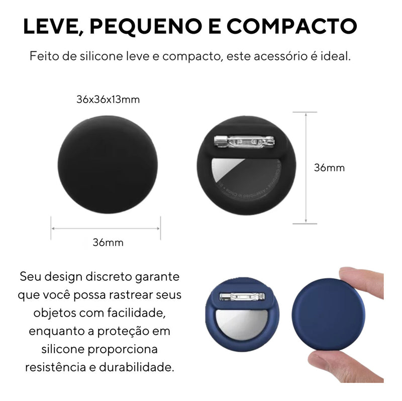 Capa Case Silicone Pin Para Airtag Rastreador Roupa Infantil