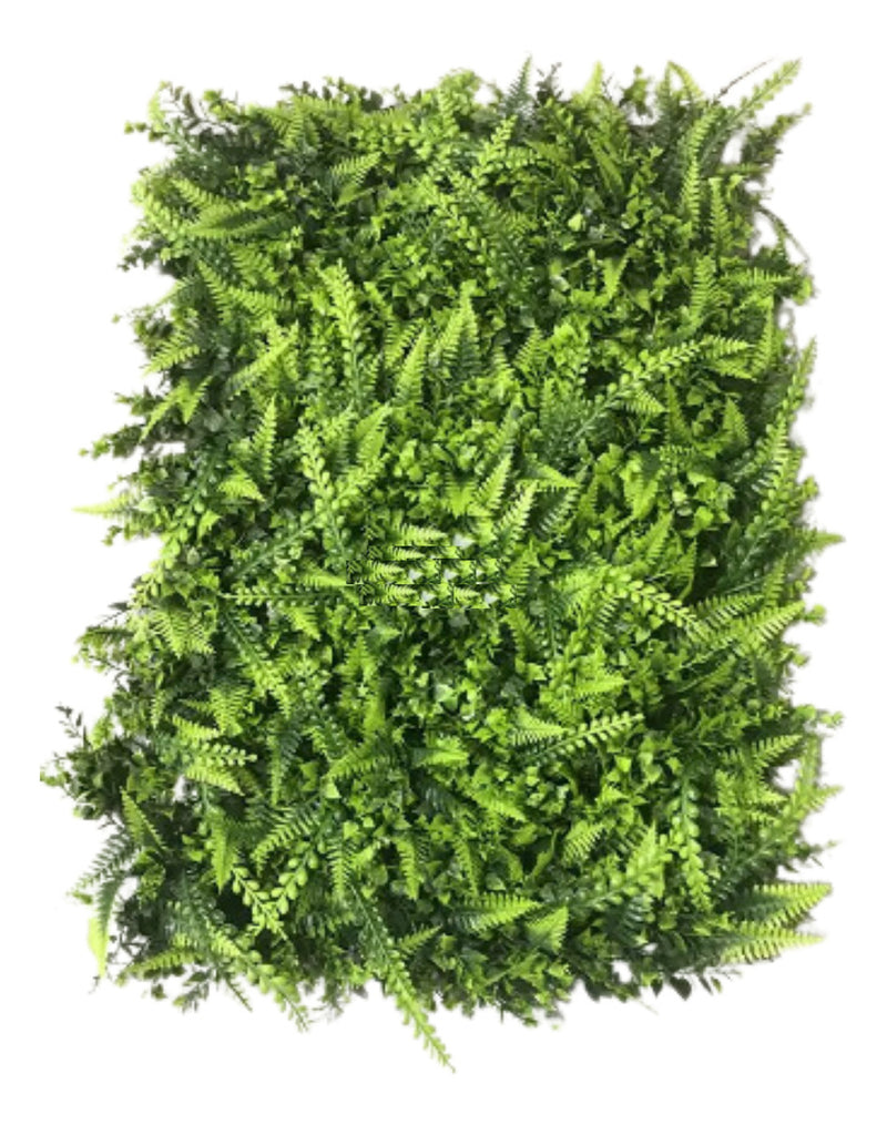 Placa De Mini Samambaia Eucalipto 40x60 Jardim Vertical Luxo Muro Ingles Para Área Interna Externa