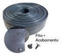 Fita Fechamento Portão 50m X 10cm + 50 Arrebite P/acabamento Cor Preto
