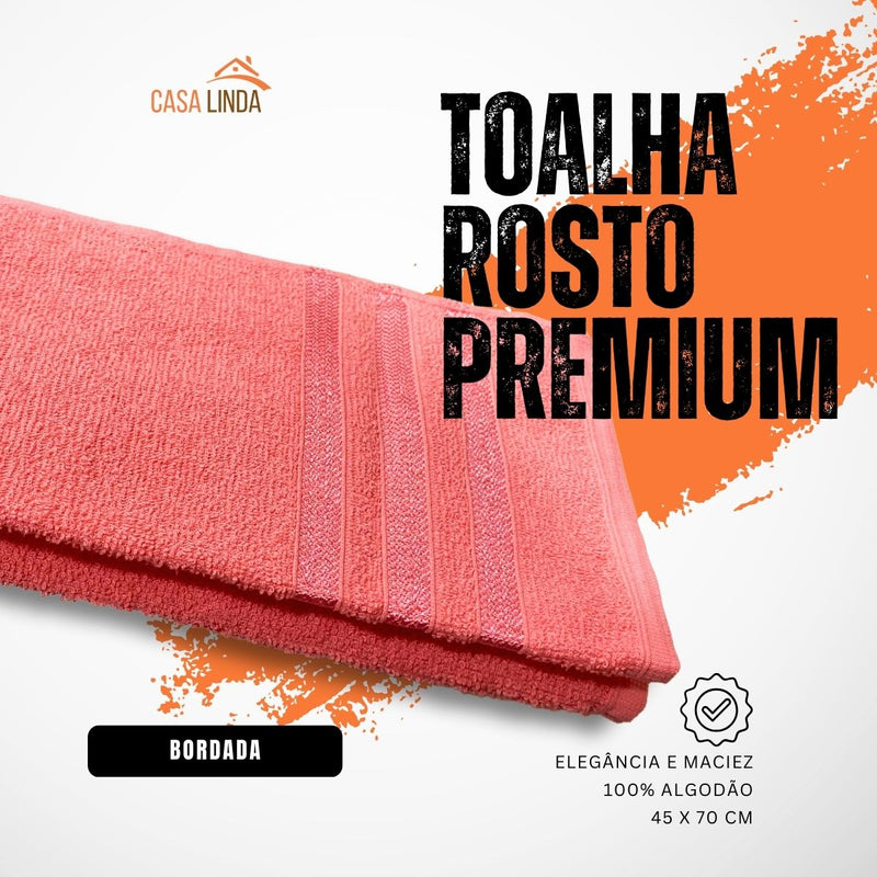 Kit 5 Toalhas De Rosto Para Salão 45x70 - Europa - Color